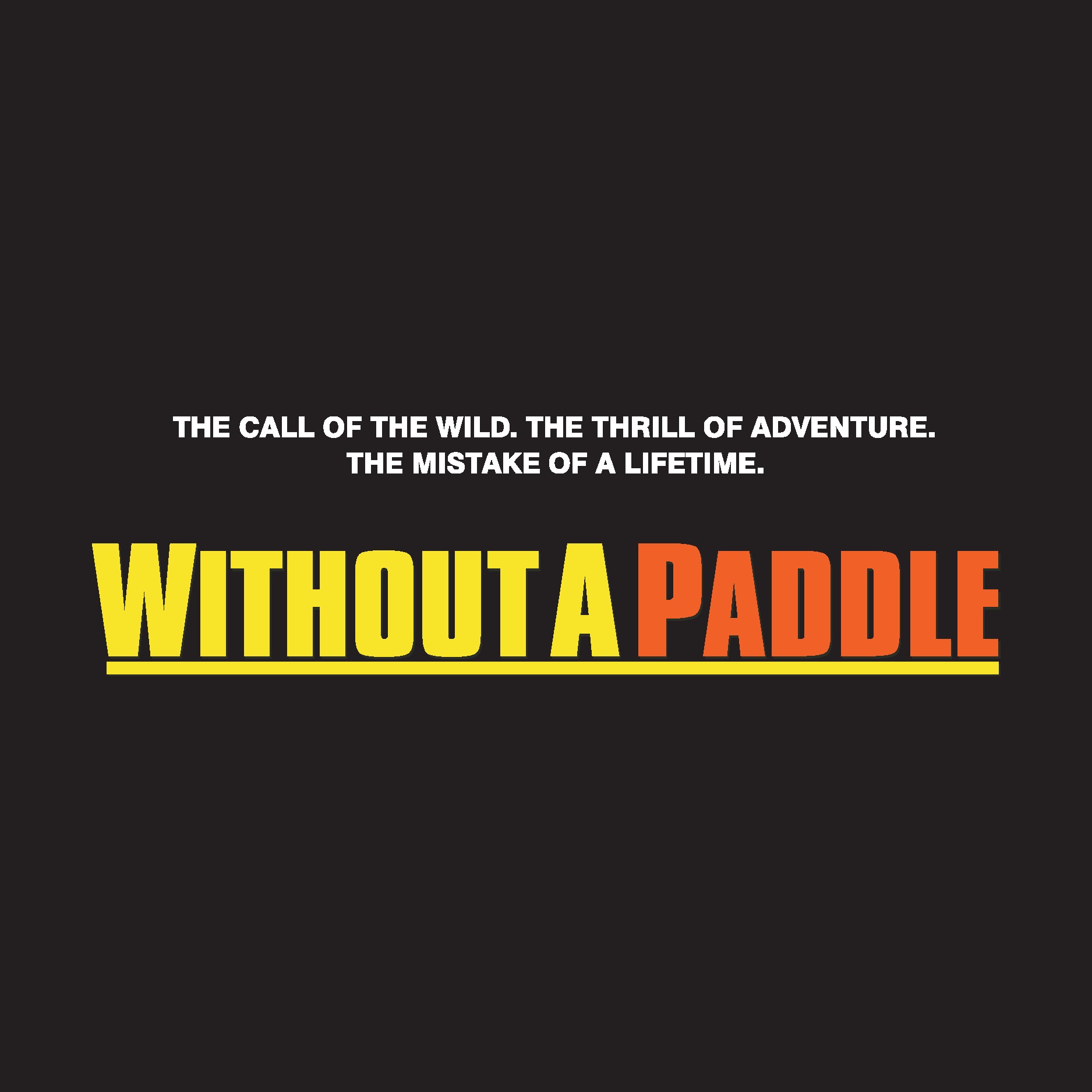 Without A Paddle Logo Vector Logo